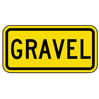 GRAVEL TRAFFIC SIGN Logo PNG Vector