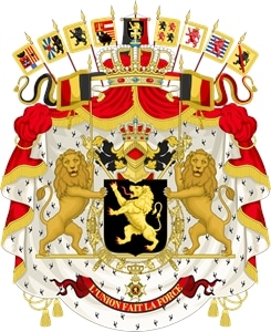 Great coat of arms of Belgium Logo PNG Vector