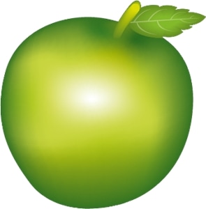 green apple Logo PNG Vector