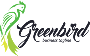 Green bird Logo Vector