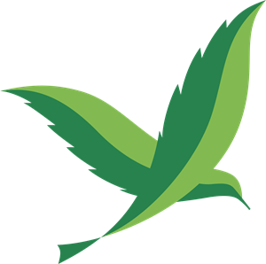 Green Bird Logo PNG Vector