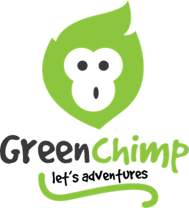 Green Chimp Logo PNG Vector