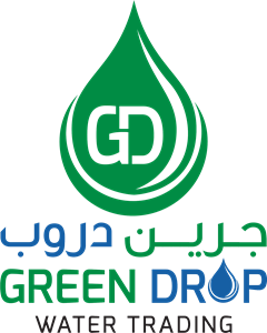 Green Drop Water Trading Logo PNG Vector