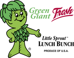 Green Giant Sprout Logo PNG Vector