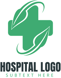 Green Hospital Plus Logo PNG Vector