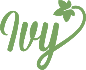 Green Ivy Leaf Logo Vector