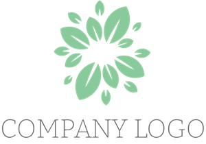 Green Leaf Company Logo PNG Vector