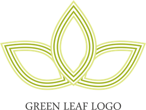 Green Leaf Logo PNG Vector