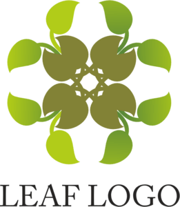 Green Leaf Logo PNG Vector