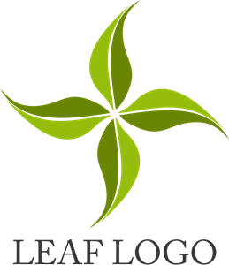 Green Leaf Nature Logo PNG Vector