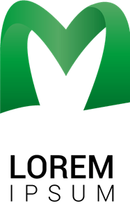 Green M Letter Logo Vector