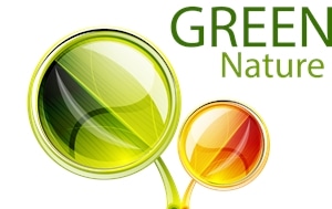 Green Nature Logo PNG Vector