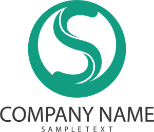 Green S Letter Company Logo PNG Vector