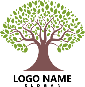 Green Tree Logo PNG Vector