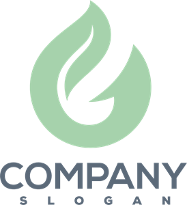 Green Water Company Logo PNG Vector
