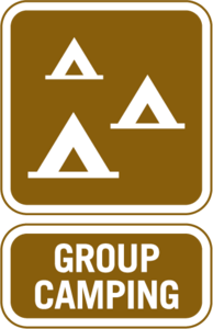 GROUP CAMPING TOURIST SIGN Logo PNG Vector