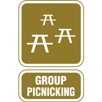 GROUP PICNIC SIGN Logo Vector