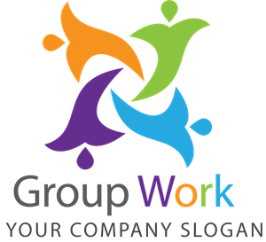 Group work Logo PNG Vector