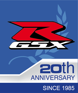 GSXR 20th anniversary Logo Vector