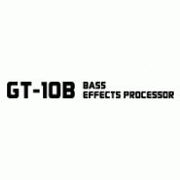 GT-10B Bass Effects Processor Logo PNG Vector