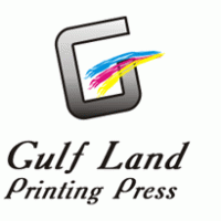 Gulf Land Printing Press Logo Vector
