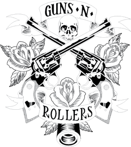 Guns-n-Rollers Logo PNG Vector