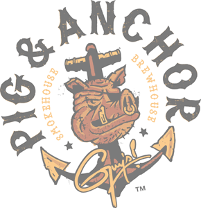 Guy’s Pig & Anchor Smokehouse and Brewhouse Logo PNG Vector