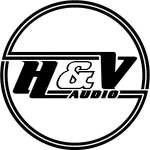H&V Audio Logo PNG Vector