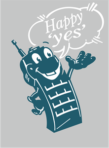 Happy Yes Logo Vector