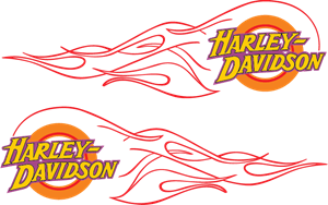 Harley-Davidson flame Logo PNG Vector