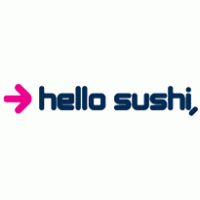 Hello Sushi Logo PNG Vector