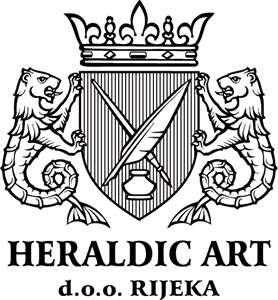 Heraldic Art Logo Vector
