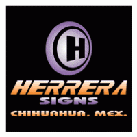 Herrera Signs Logo Vector
