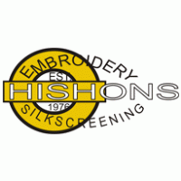 Hishons Embroidery & Silkscreening Logo PNG Vector