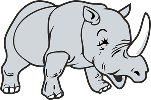 Horny Rhino, Rosarito Logo Vector
