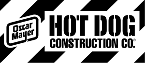 Hot Dog Construction Logo PNG Vector