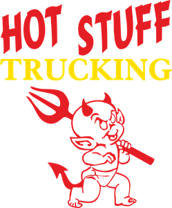 Hot Stuff Trucking Logo PNG Vector