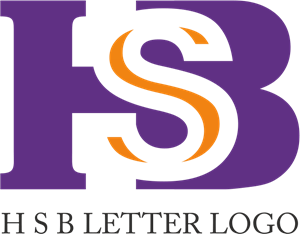 H S B Letter Logo PNG Vector