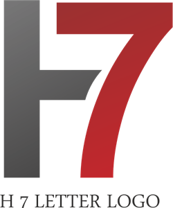 H7 Letter Logo PNG Vector