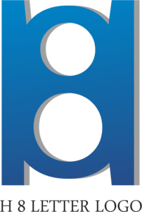 H8 Letter Logo PNG Vector