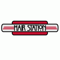 Hair Station Logo PNG Vector