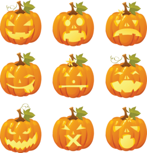 halloween pumpkin smileys Logo PNG Vector