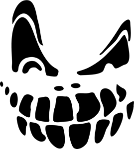 halloween scary face Logo PNG Vector