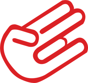 Hand Design Logo PNG Vector