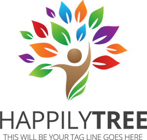 happily tree Logo Vector