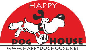 Happy Dog House Logo PNG Vector