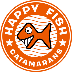 Happy Fish Catamarans Logo PNG Vector