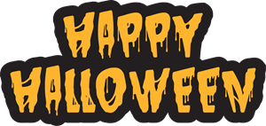 Happy Halloween Logo PNG Vector