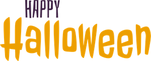 Happy Halloween Logo Vector