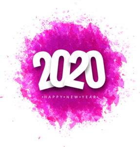 Happy New Year 2020 Logo PNG Vector
